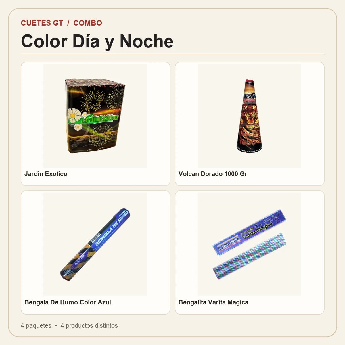 Productos incluidos en Color Día y Noche